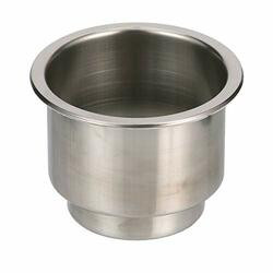 SEACHOICE 79371 SS BLUE LED DRINK HOLD W/DRAIN