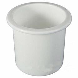 SEACHOICE 79441 DRINK HOLDER WHITE SM RECESSED