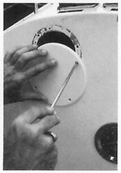 BERNARD ENGRAVING M10 COVERPLATE 3-1/2 WHITE W/SCREW