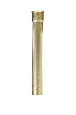 Deaborn 793A-20BN-3  EXT TUBE SJ 1.5 X 12, 20 GAUGE BRASS NUT, UNFINISHED