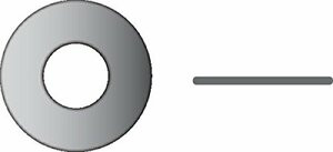 SEACHOICE SC31398 #12 FLT WSH 1/2 OD 316 SS 100