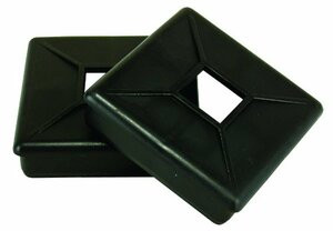 JR PRODUCTS342-358A 4IN RBER PMPER PLG W/OTABS 2PK
