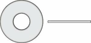 SEACHOICE MP2982SC 5/16 FLAT WASHR 6/BG  NYLON