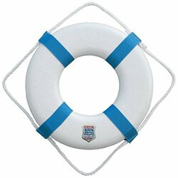 CAL JUNE BOUYS P20 RING BUOY WHITE 20 IN