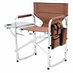 MINGS MARK INC672-SL1204BRN DELUXE CAMPING CHAIR BROWN