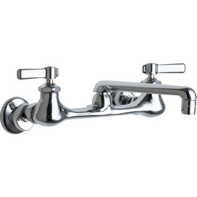 Chicago Faucets C540LDABCP GIDDS-283717 Hot And Cold Water Sink Faucet Lead Free, Lever Handles