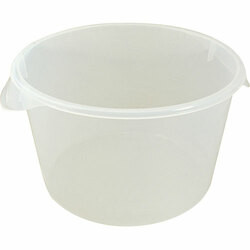 Rubbermaid 8011194 CONTAINER;12QT ROUND;(CLEAR) LEMONADE