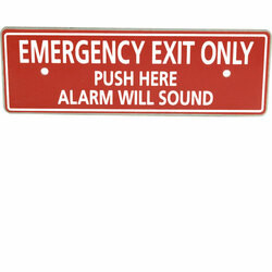 Detex 1341139 PLATE;PADDLE BAR;; EMER EXIT