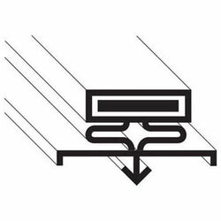 Waste King 1031199 GASKET;DOOR;; 15-5/8X26-7/8