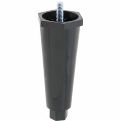 Cecilware 1191080 LEG;; 1/4-20; 4H; PLST; BLK