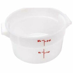 Cambro 2471099 CONTAINER 8-3/16RD;2 QT;;WHT