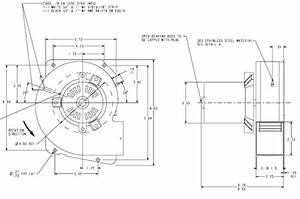 Advanced Distributor Products 76714300 INDUCER ASSEMBLY