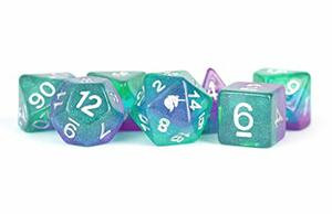 Metallic Dice Games LIC712 7-Set: Unicorn: Aurora