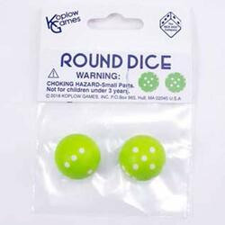 Koplow KPL19368 Round Dice Pair GRwh