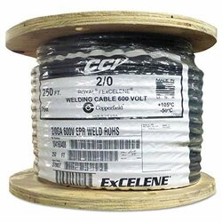 BEST WELDS 911-2/0-250 WELD CABLE 2/0AWG 250 RL
