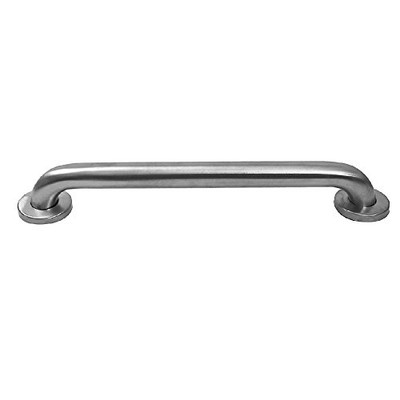 Deaborn DB8918P Stainless Steel Grab Bar w/ Concealed Flange, Peened Finish