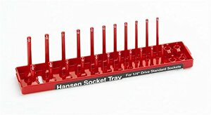 HANSEN GLOBAL  INC. HR1401 1/4 Peg Style Socket Rack SAE