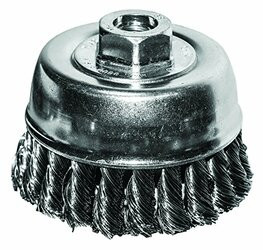 CENTURY DRILL & TOOL CY76062 6 Knotted Wire Cup Brush5/8-11 Arbor