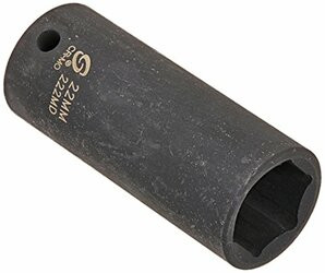 SUNEX  TOOL SU222MD 1/2DR 22MM DP IMP SKT