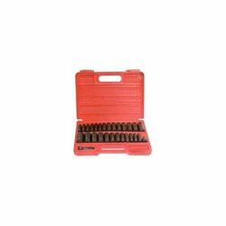 SUNEX  TOOL SU3360DD 28 Piece SAE and Metric ImpactSocket Set 5/16-1 8-22MM