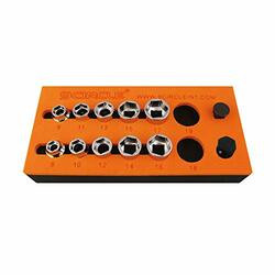 CIRCLE 9 TOOLS/A PLUS TOOLS NN81242 12-PC 3/8 Dr. 6PT Low ProfileSocket Set