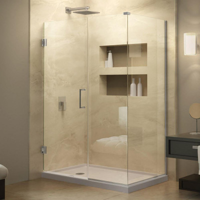DreamLine Unidoor Plus SHEN-24575300-04 Frameless Hinged Shower Door