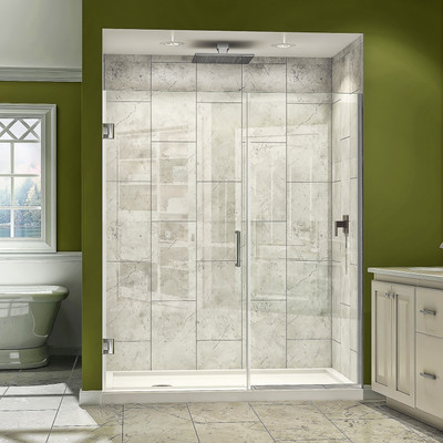 DreamLine Unidoor Plus SHDR-244657210-04 Frameless Hinged Shower Door