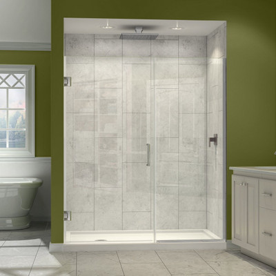 DreamLine Unidoor Plus SHDR-245607210-01 Frameless Hinged Shower Door Enclosure