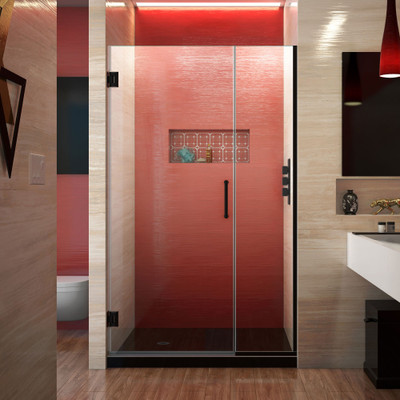 DreamLine Unidoor Plus SHDR-244257210-09 Frameless Hinged Shower Door