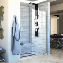 DreamLine SHDR-3230721-04 The DreamLine Linea collection of walk-in shower panels is a welcome addition to any contemporary bathroom. The Linea is elegant and functional, giving the entire shower space a sense of high-end luxury with a modern appeal.