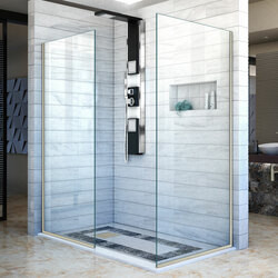 DreamLine SHDR-3230342-04 The DreamLine Linea collection of walk-in shower panels is a welcome addition to any contemporary bathroom. The Linea is elegant and functional, giving the entire shower space a sense of high-end luxury with a modern appeal.