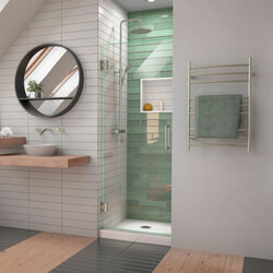 DreamLine SHDR-2024722-04 The DreamLine Unidoor-LS is a frameless swing shower door designed with modern market trends in mind. The elegant design coupled with the wide range of sizes makes the Unidoor-LS an unparalleled value suitable for just about