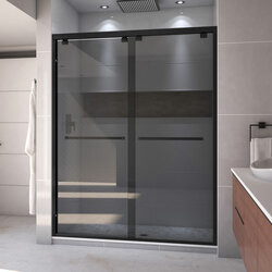 DreamLine SHDR-166076G-09 The DreamLine Encore bypass sliding shower or tub door has a modern frameless look to make your shower the focal point of the bathroom. Encores elegant bypass design provides smooth and quiet sliding operation, with the