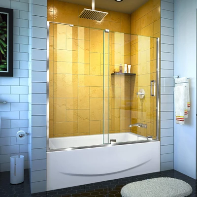 DreamLine Mirage-Z Frameless Sliding Shower or Tub Door SHDR-1960584-01