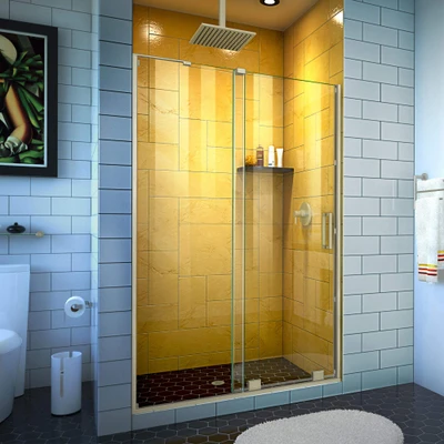 DreamLine Mirage-Z SHDR-1948724-04 Frameless Sliding Shower Door with Headerless Design