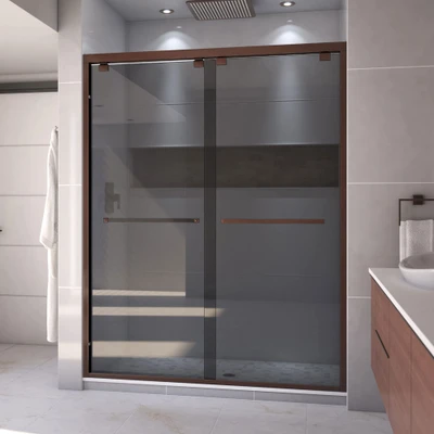 DreamLine Encore SHDR-166076G-06 Frameless Bypass Sliding Shower Door