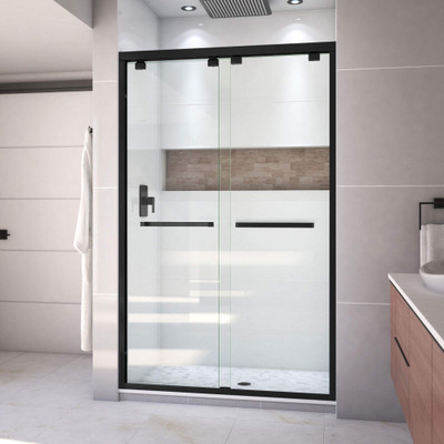 DreamLine Encore SHDR-1648760-09 Frameless Bypass Sliding Shower Door