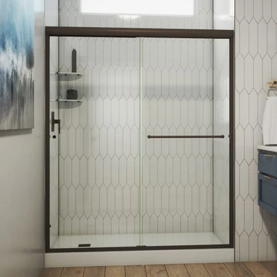 DreamLine Alliance Pro SDAL60W760LXO04 Semi-Frameless Sliding Bypass Shower Door