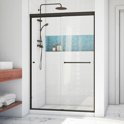 DreamLine SDAT48W700VXX06 The Alliance Pro LT Collection by DreamLine is a budget-friendly semi-frameless sliding bypass shower door featuring a super sleek headrail for a modern design that will complement a variety of bathroom styles. The Alliance