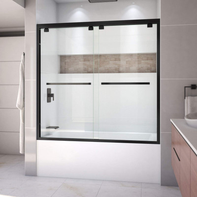 DreamLine Encore SHDR-1660580-09 Frameless Bypass Sliding Shower Door