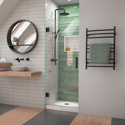 DreamLine SHDR-2027722-09 The DreamLine Unidoor-LS is a frameless swing shower door designed with modern market trends in mind. The elegant design coupled with the wide range of sizes makes the Unidoor-LS an unparalleled value suitable for just about
