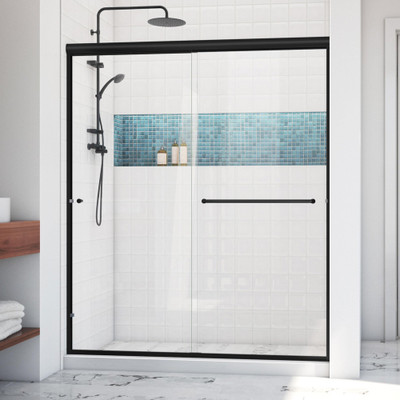 DreamLine Alliance Pro LT SDAT60W700VXX09 Semi-Frameless Sliding Bypass Shower Door