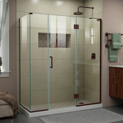 DreamLine E3261430R-06 The DreamLine Unidoor-X is a frameless shower door, tub door or enclosure that features a luxurious modern design, complementing the architectural details, tile patterns and the composition of your bath space. Unidoor-X