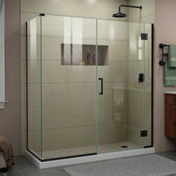DreamLine E12730530-09 The DreamLine Unidoor-X is a frameless shower door, tub door or enclosure that features a luxurious modern design, complementing the architectural details, tile patterns and the composition of your bath space. Unidoor-X