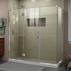 DreamLine E32422530L-01 The DreamLine Unidoor-X is a frameless shower door, tub door or enclosure that features a luxurious modern design, complementing the architectural details, tile patterns and the composition of your bath space. Unidoor-X