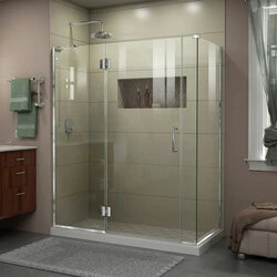 DreamLine E3280630L-01 The DreamLine Unidoor-X is a frameless shower door, tub door or enclosure that features a luxurious modern design, complementing the architectural details, tile patterns and the composition of your bath space. Unidoor-X