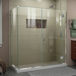 DreamLine E12730530-01 The DreamLine Unidoor-X is a frameless shower door, tub door or enclosure that features a luxurious modern design, complementing the architectural details, tile patterns and the composition of your bath space. Unidoor-X