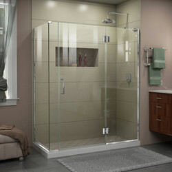DreamLine E32806530R-01 The DreamLine Unidoor-X is a frameless shower door, tub door or enclosure that features a luxurious modern design, complementing the architectural details, tile patterns and the composition of your bath space. Unidoor-X