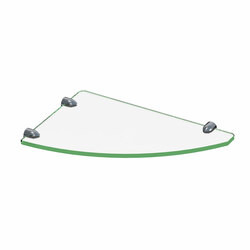 DreamLine GLSH-4100-01 Brighten up your shower space with elegant glass shelves from DreamLine. Durable 5/16-inch thick glass shelf is supported by stainless steel brackets available in 4 finishes to coordinate with any bathroom décor. The discreet