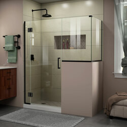DreamLine E130243436-09 The DreamLine Unidoor-X is a frameless shower door, tub door or enclosure that features a luxurious modern design, complementing the architectural details, tile patterns and the composition of your bath space. Unidoor-X